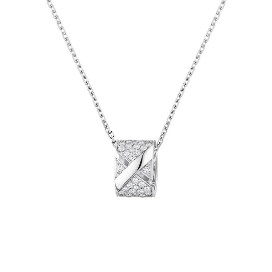 [Kincade Jewelrys]LIENS EVIDENCE DIAMOND PAVED NECKLACE