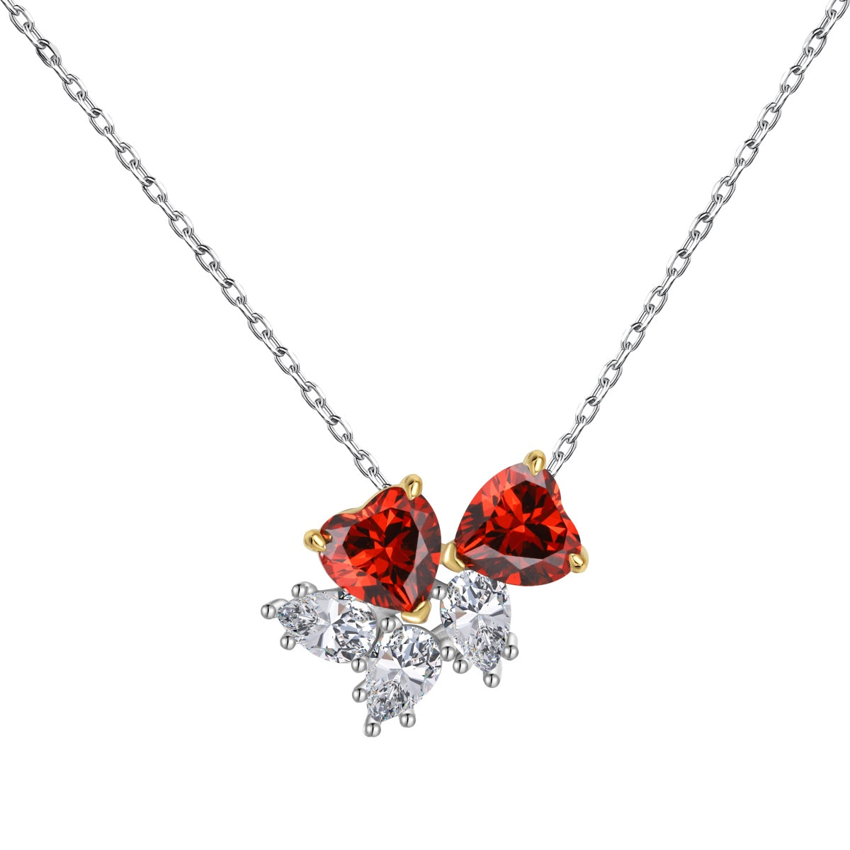 [Kincade Jewelrys]Dainty Red Heart Necklace
