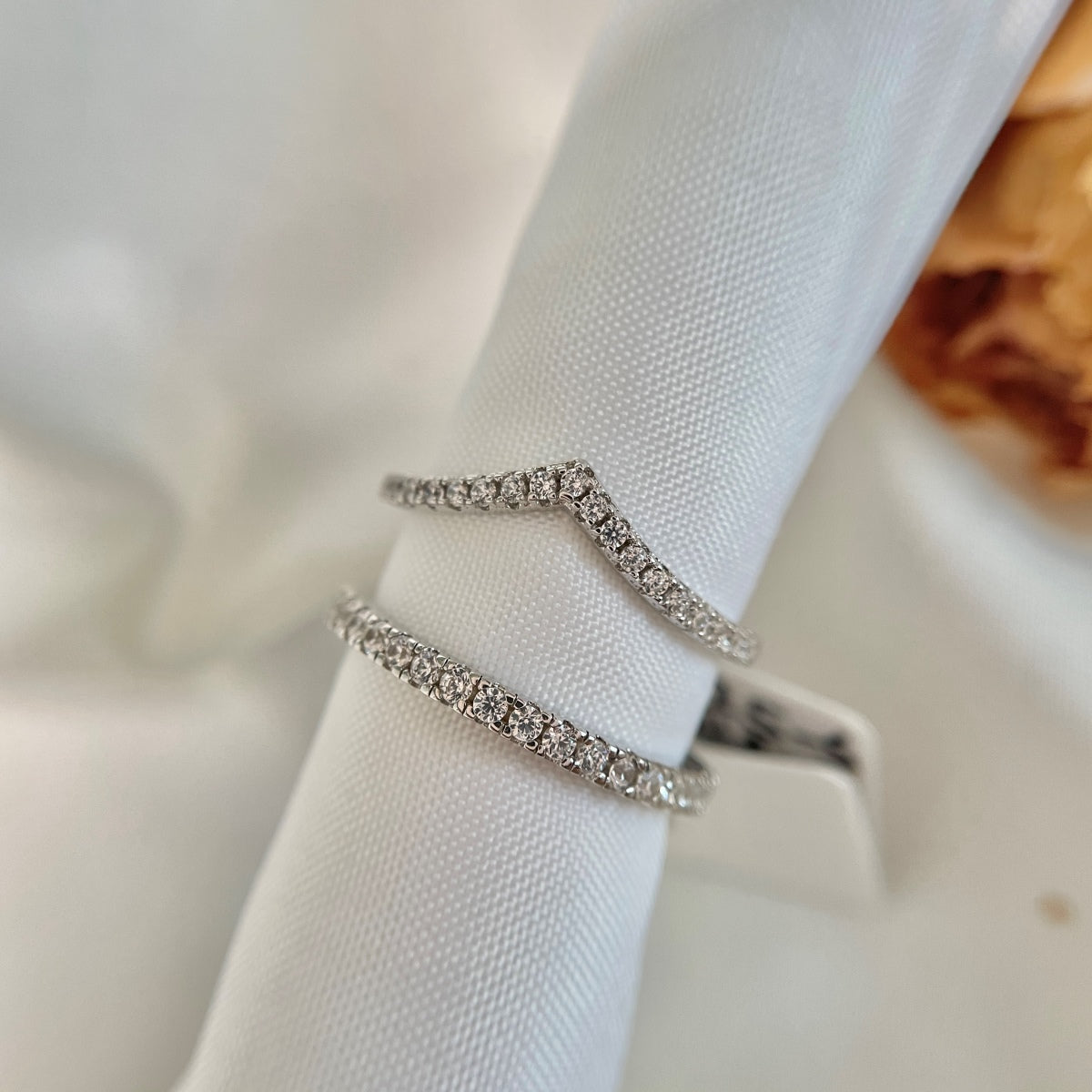 [Kincade Jewelrys]Elaborate Tennis Band Ring