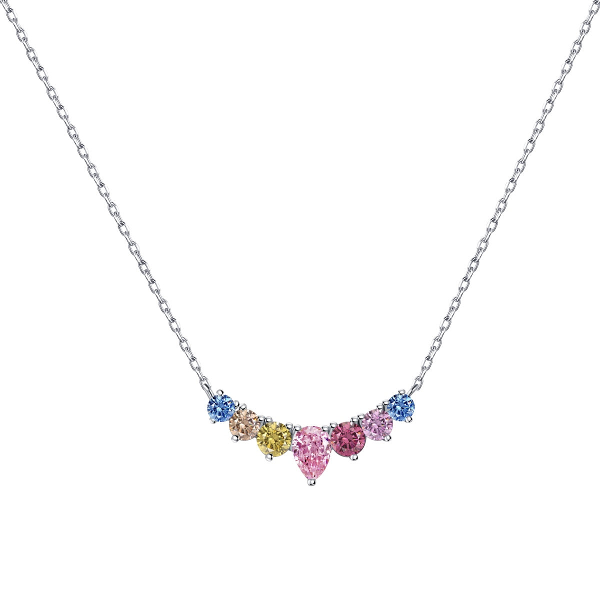 [Kincade Jewelrys]Dainty Colorful Heart Necklace