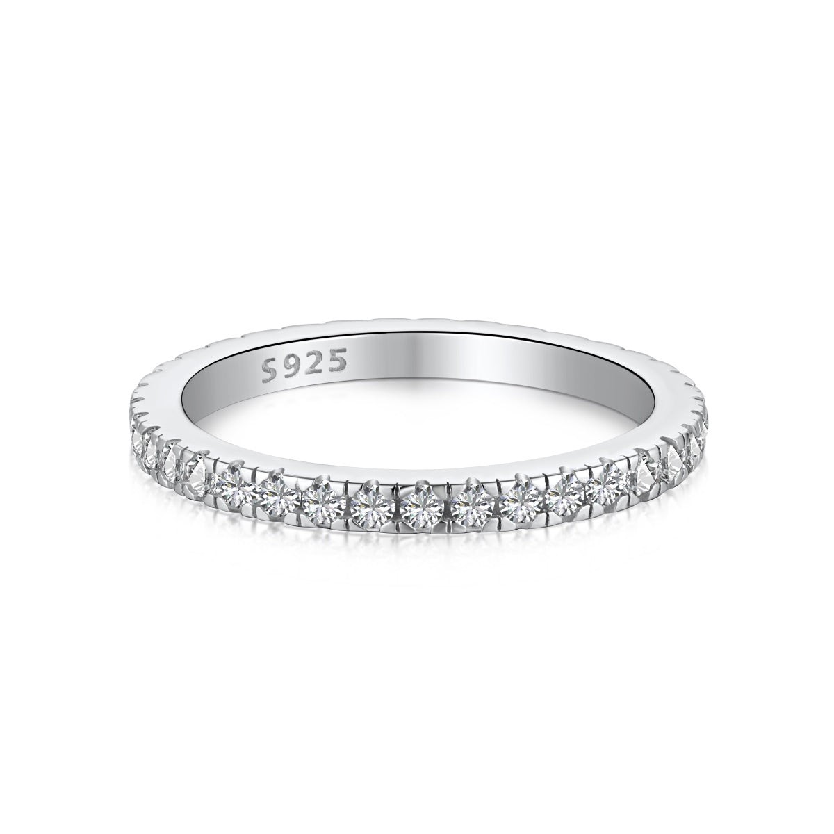[Kincade Jewelrys]Delicate Sparkling Round Cut Daily Ring