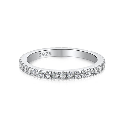 [Kincade Jewelrys]Delicate Sparkling Round Cut Daily Ring