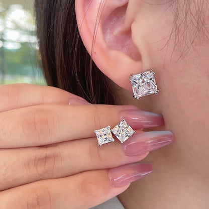 [Kincade Jewelrys]Delicate Square Shape Earrings