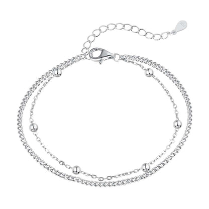 [Kincade Jewelrys]Delicate Bead Double Layer Bracelet