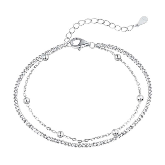[Kincade Jewelrys]Delicate Bead Double Layer Bracelet