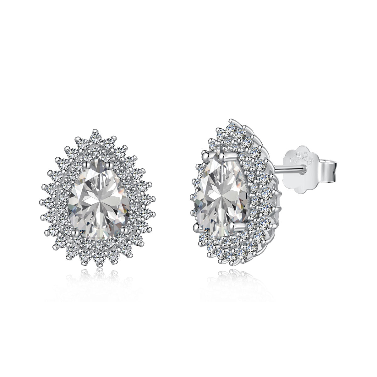 [Kincade Jewelrys]Delicate Gorgeous Pear Cut Daily Earrings