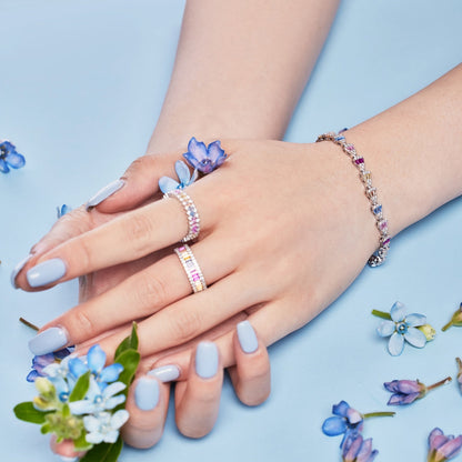 [Kincade Jewelrys]Radiant Water Drop Shape Daily Bracelet