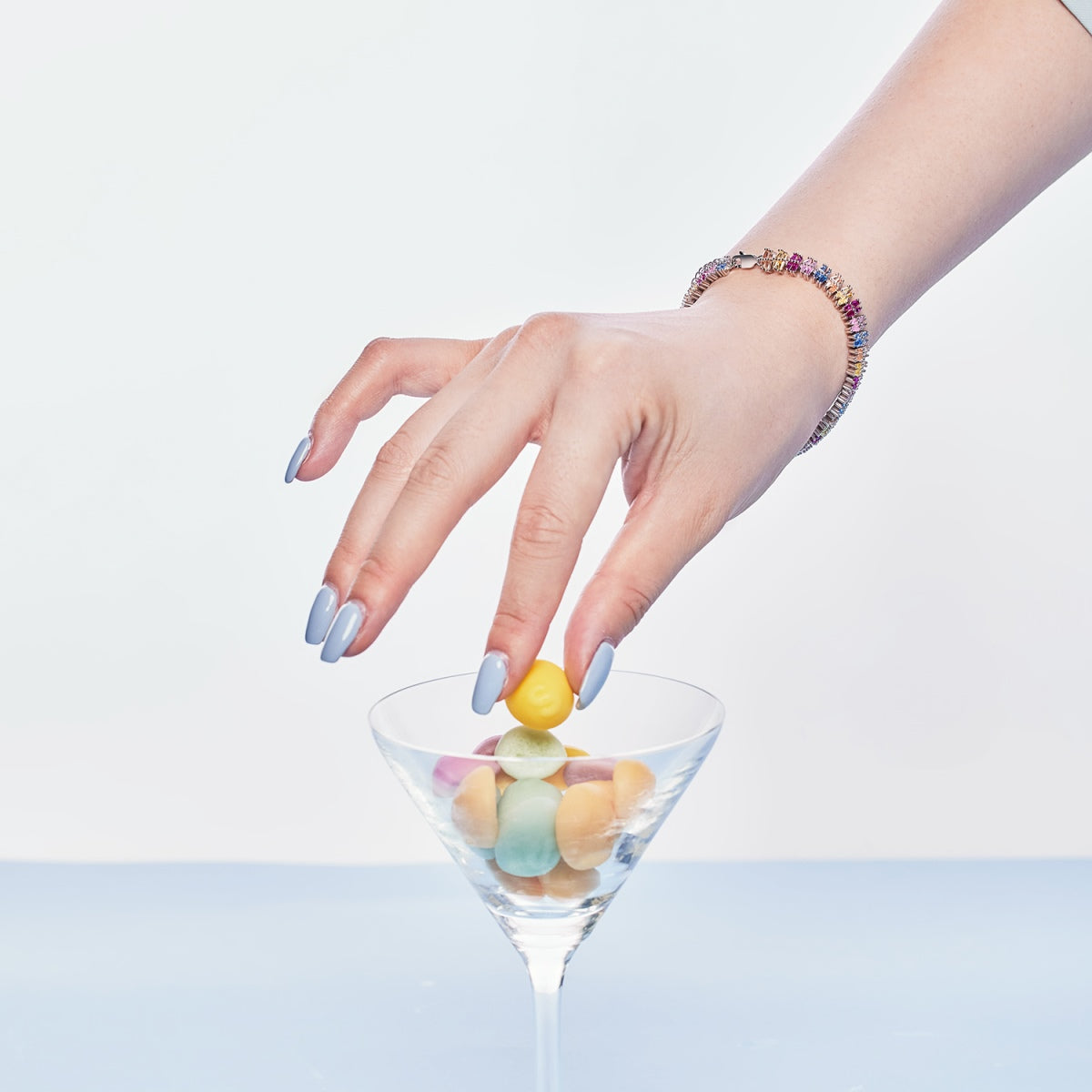 [Kincade Jewelrys]Sparkling Exquisite Multi Cut Party Bracelet