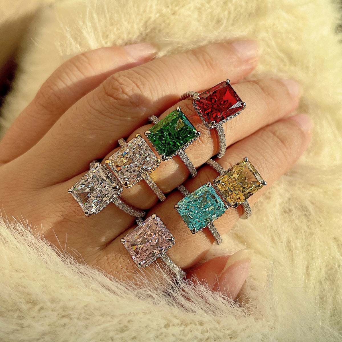 [Kincade Jewelrys]4.0 Carat Luxurious Engagement Ring