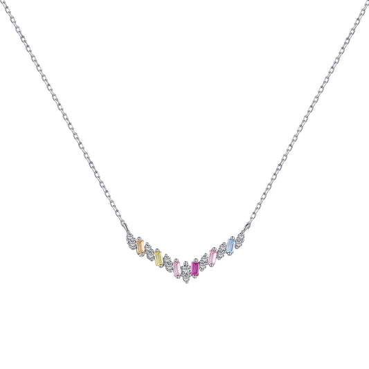 [Kincade Jewelrys]Dazzling Rainbow Necklace