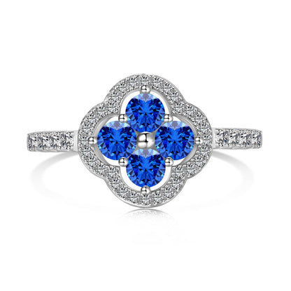 [Kincade Jewelrys]Four Leaf Clover Flower Design Ring