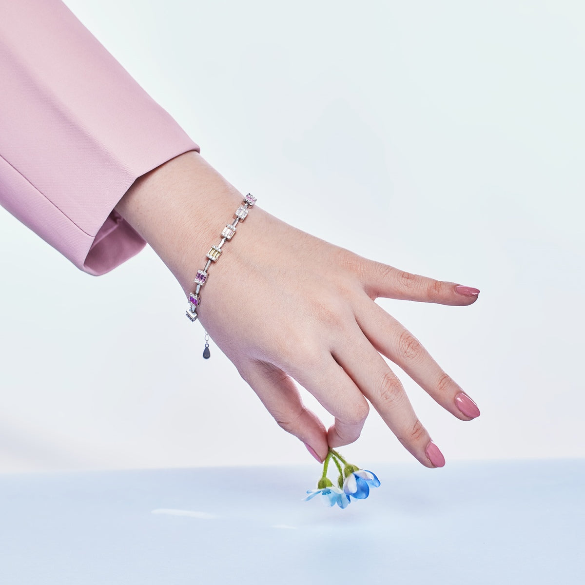 [Kincade Jewelrys]Dainty Charming Emerald Cut Daily Bracelet