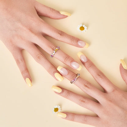 [Kincade Jewelrys]Dazzling Polychromatic Multi cut Daily Ring