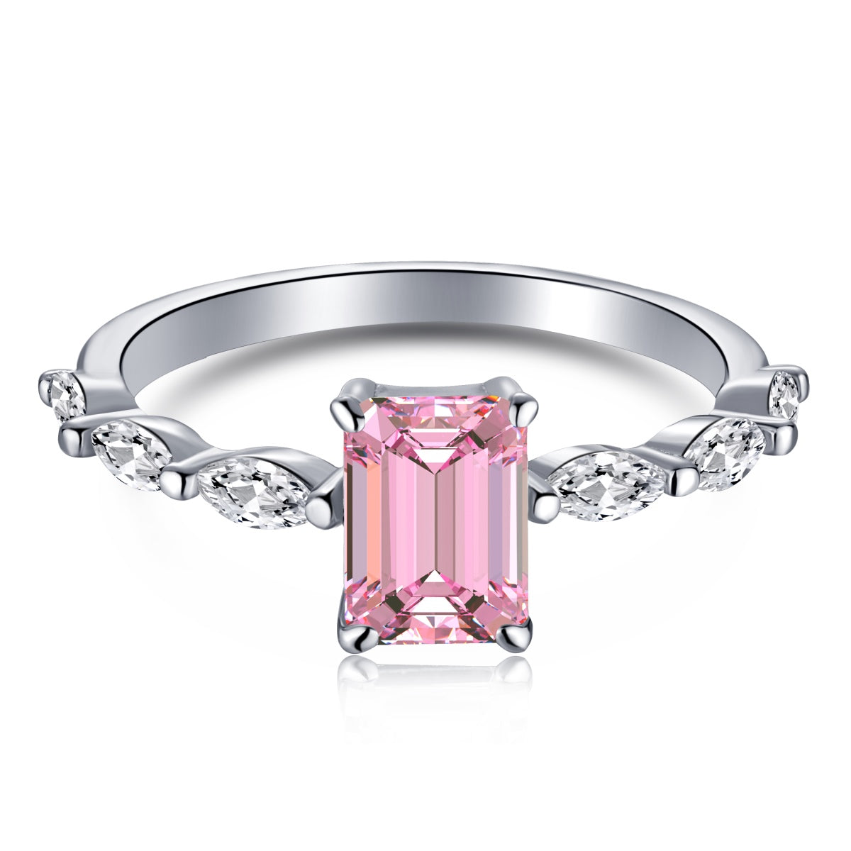 [Kincade Jewelrys]1.0 Carat Dainty Resplendent Radiant Cut Daily Ring