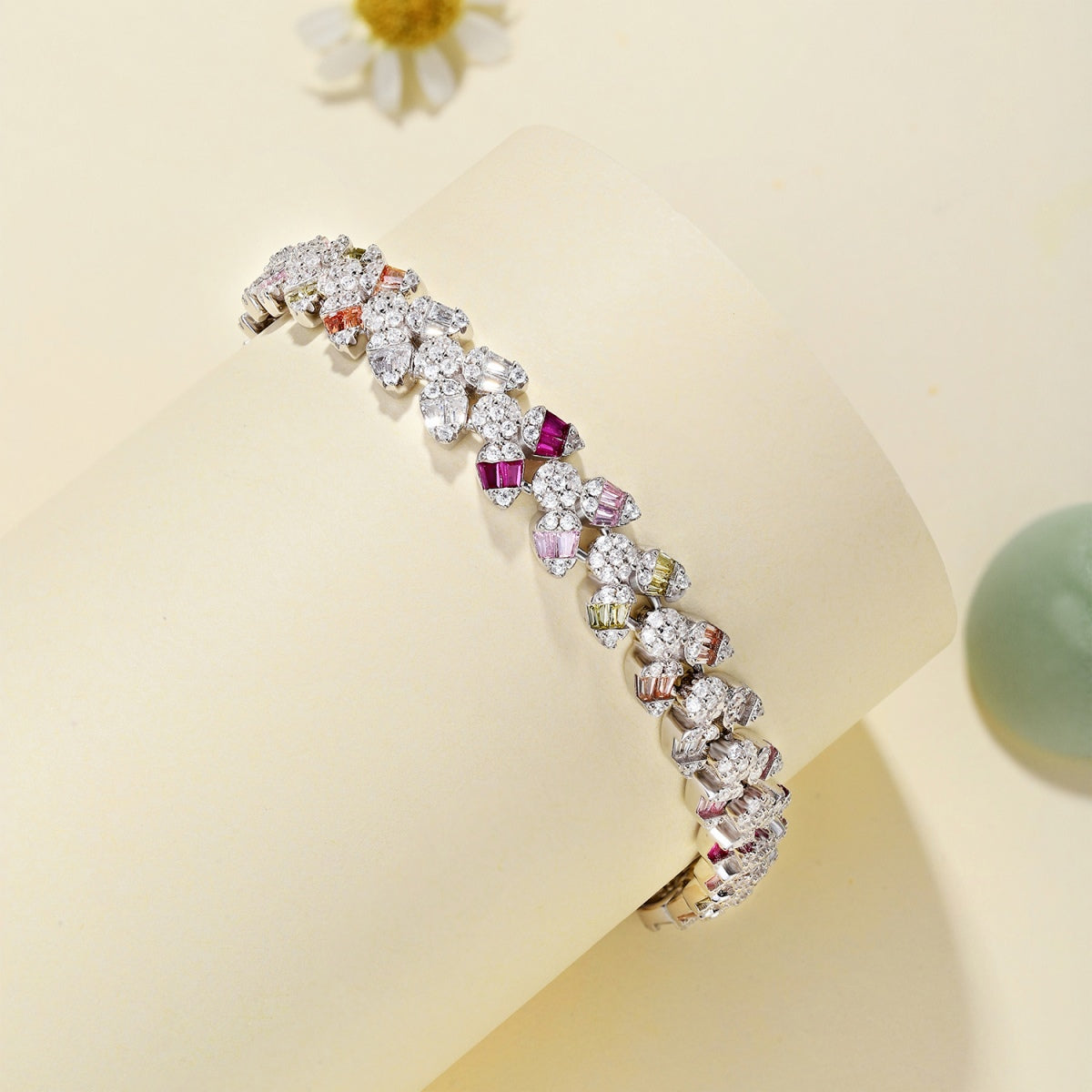 [Kincade Jewelrys]Dainty Exquisite Flower Shape Daily Bracelet
