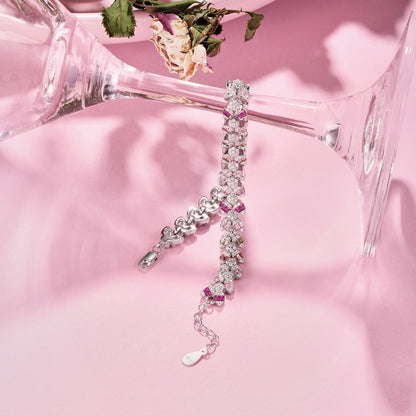 [Kincade Jewelrys]Dainty Exquisite Flower Shape Daily Bracelet