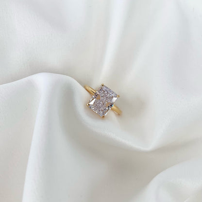 [Kincade Jewelrys]4.0 Carat Ornate Enchanting Radiand Cut Banquet Ring