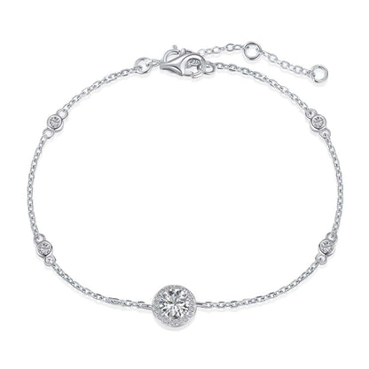 [Kincade Jewelrys]Dazzling Round Cut Shape Bracelet