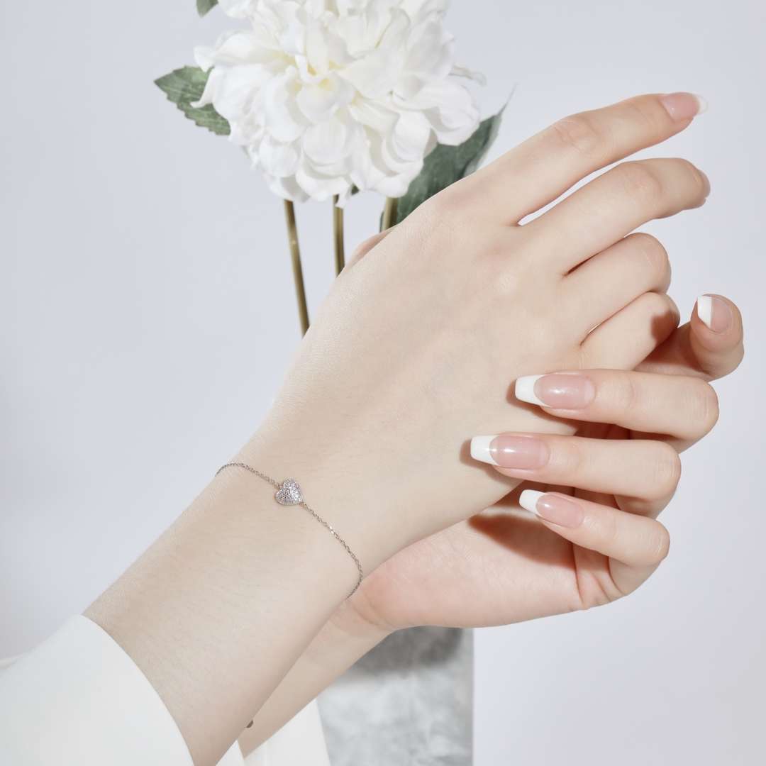 [Kincade Jewelrys]Heart-Shaped Gentle and Versatile Bracelet