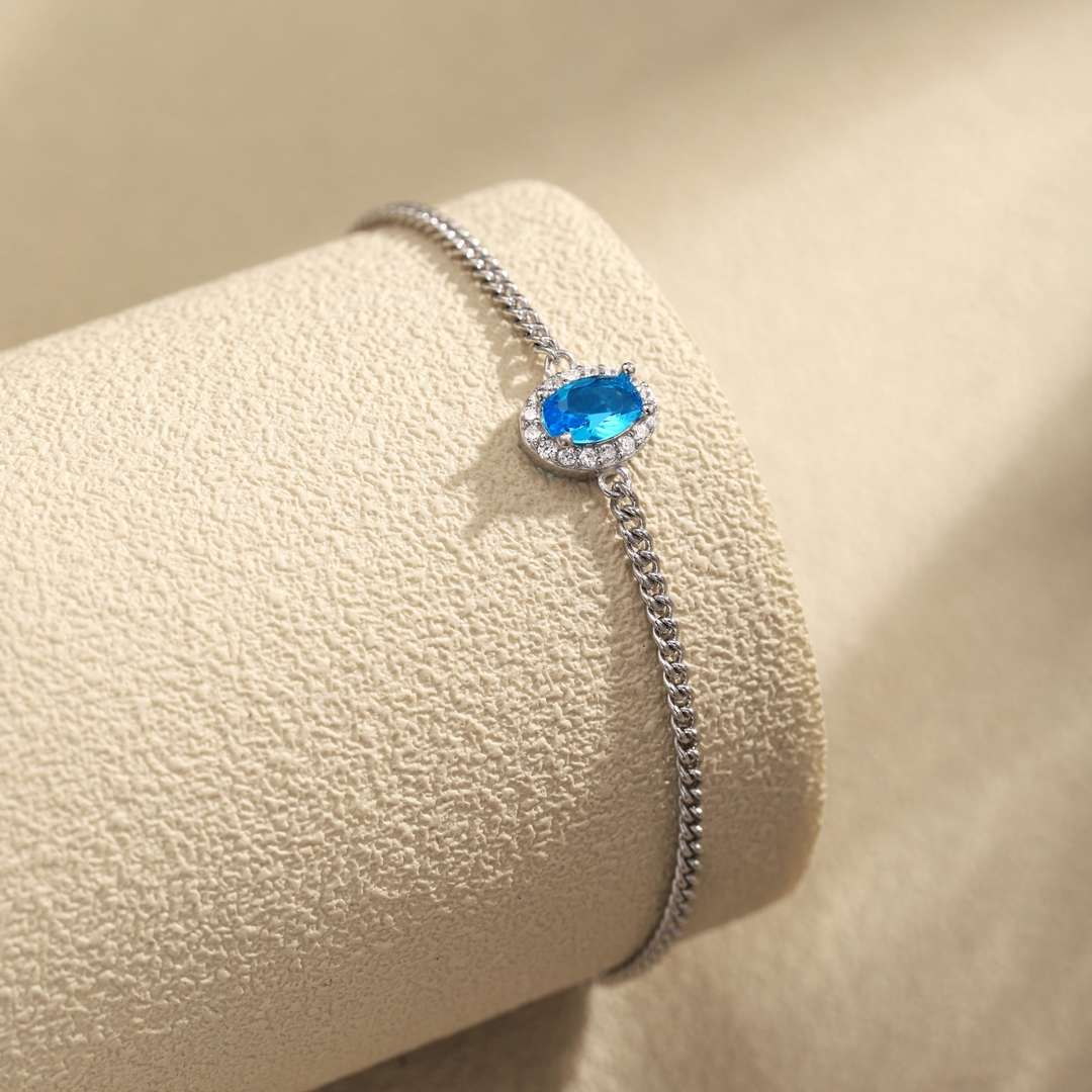 [Kincade Jewelrys]Exquisite Oval Shape Bracelet