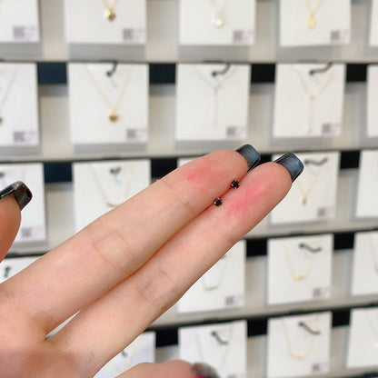 [Kincade Jewelrys]Delicate Solitaire Earrings