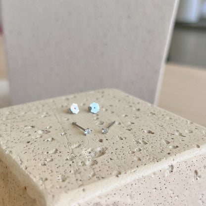 [Kincade Jewelrys]Delicate Solitaire Earrings