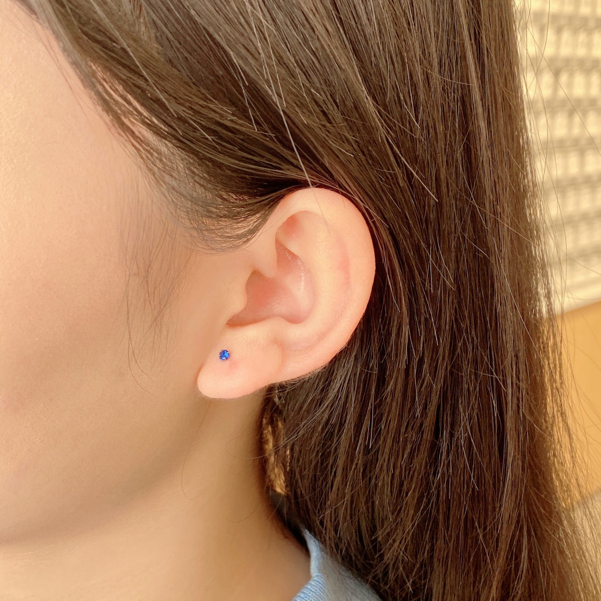 [Kincade Jewelrys]Delicate Solitaire Earrings