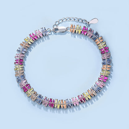 [Kincade Jewelrys]Sparkling Exquisite Multi Cut Party Bracelet