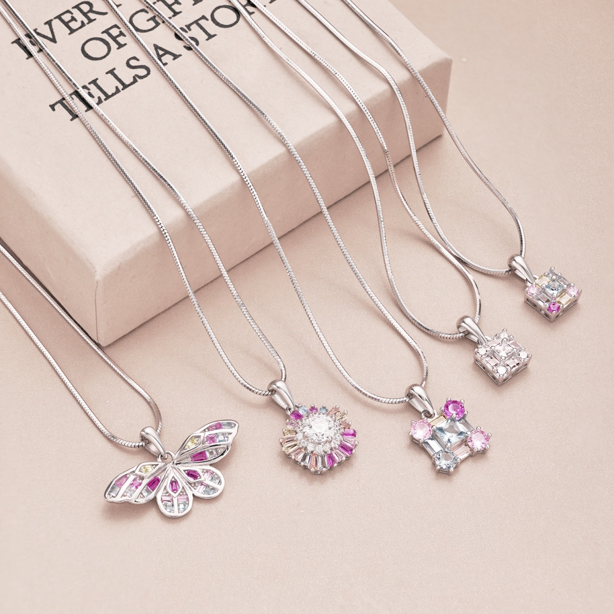 [Kincade Jewelrys]Charming Flower Colorful Necklace