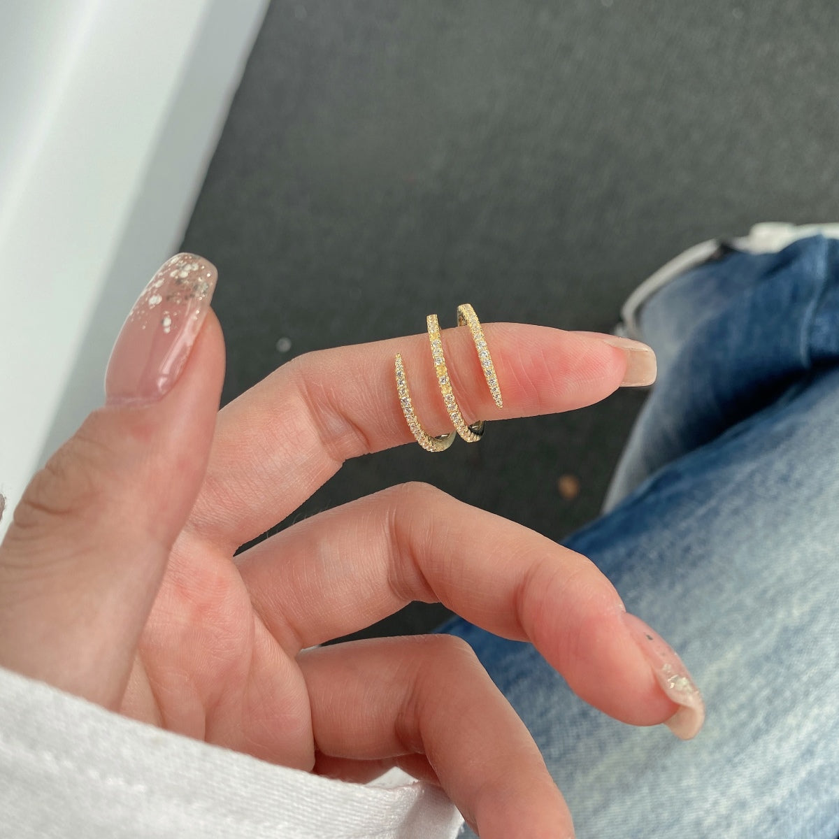 [Kincade Jewelrys]Unique Vibrant Entangle Daily Ring