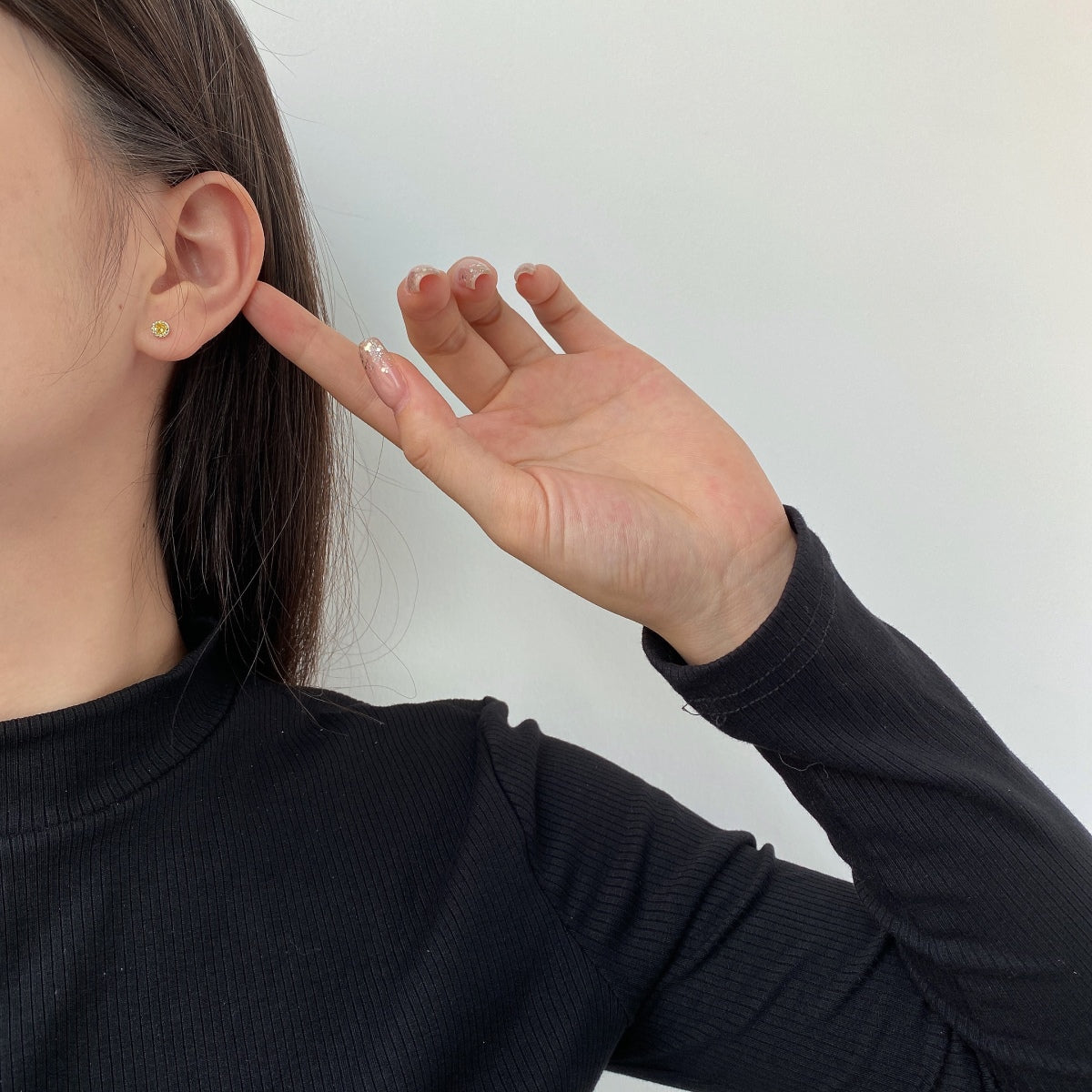 [Kincade Jewelrys]Sparkling Colorful Round Shape Earrings