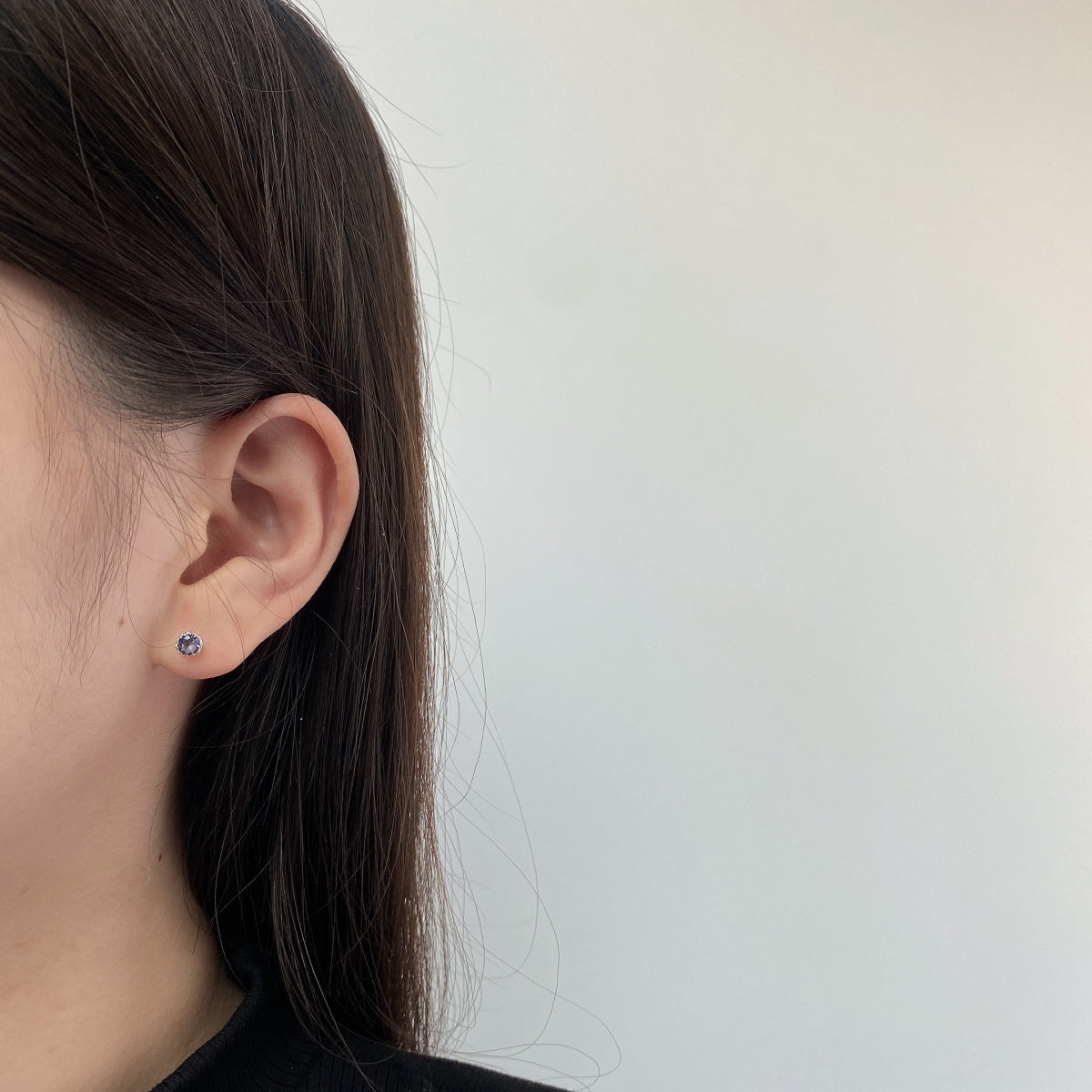 [Kincade Jewelrys]Sparkling Colorful Round Shape Earrings