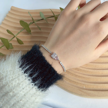 [Kincade Jewelrys]Dazzling Unique Multi Shape Lover Bracelet