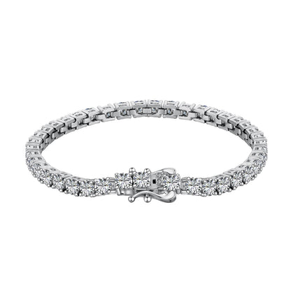 [Kincade Jewelrys]Luxurious Ornate Round Cut Tennis Bracelet