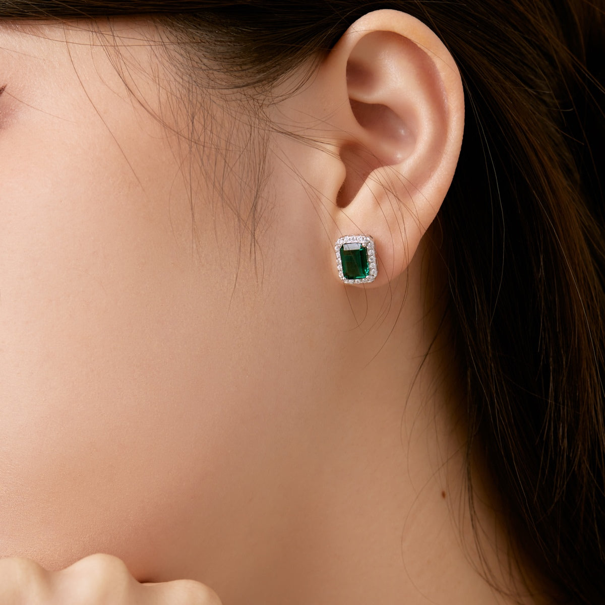 [Kincade Jewelrys]Luxurious Dainty Emerald Cut Banquet Earrings