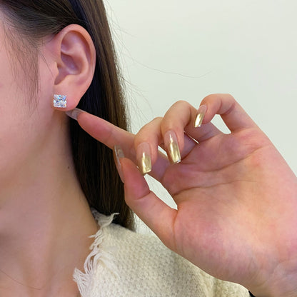 [Kincade Jewelrys]Ornate Square Shape Earrings