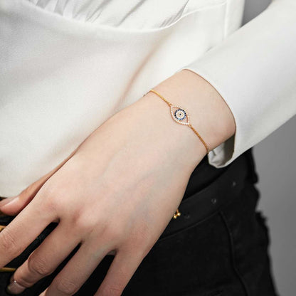 [Kincade Jewelrys]Dazzling Eye Shape Necklace