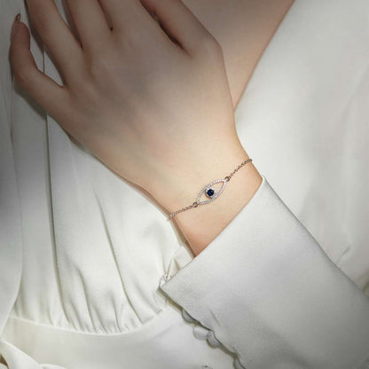 [Kincade Jewelrys]Devil's Eye Hollow Design Bracelet