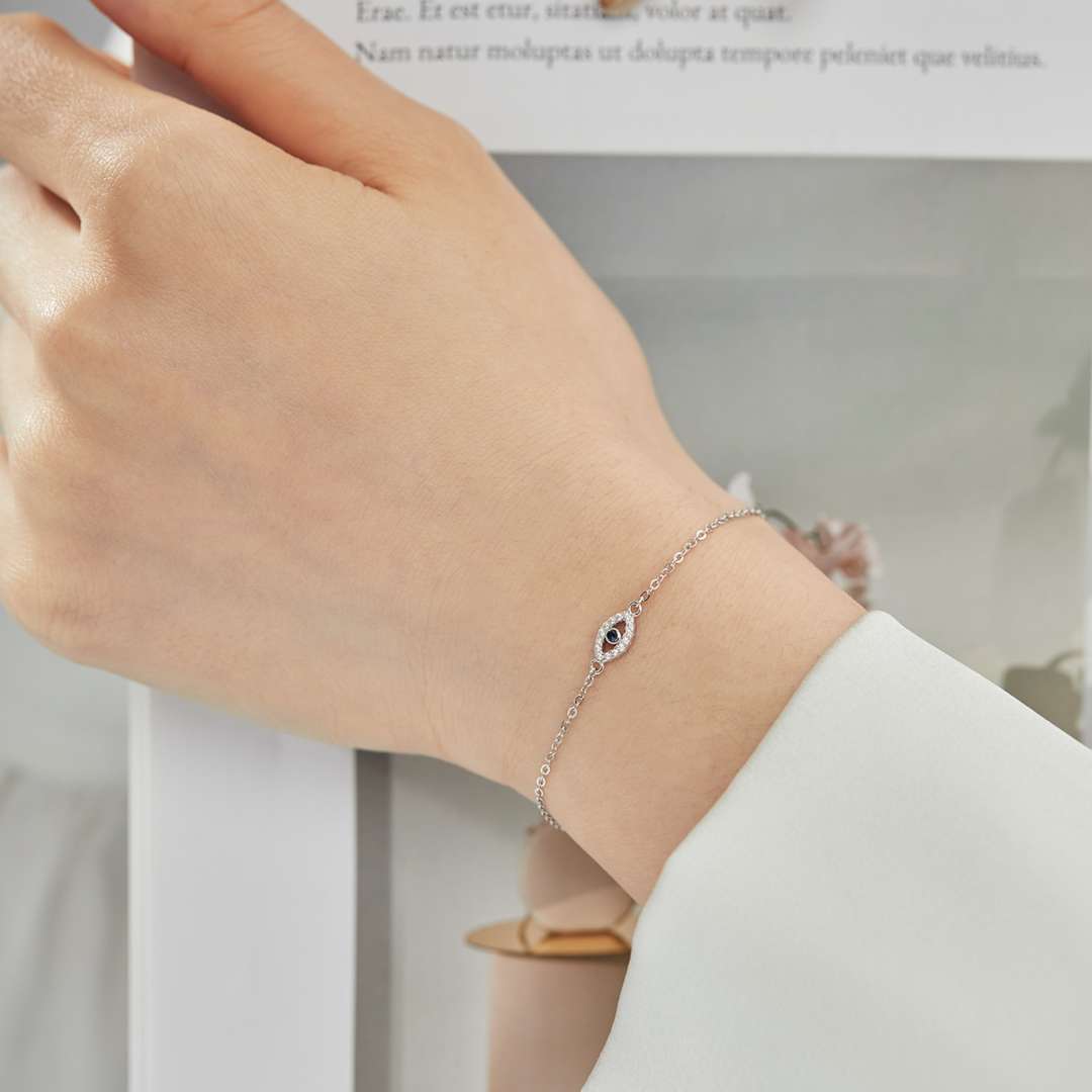 [Kincade Jewelrys]Evil Eye Shape Necklace