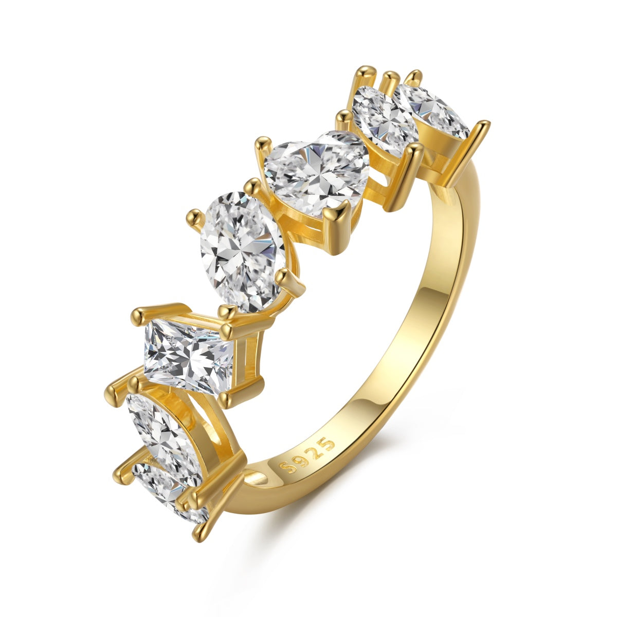 [Kincade Jewelrys]Delicate Multi Cut Ring