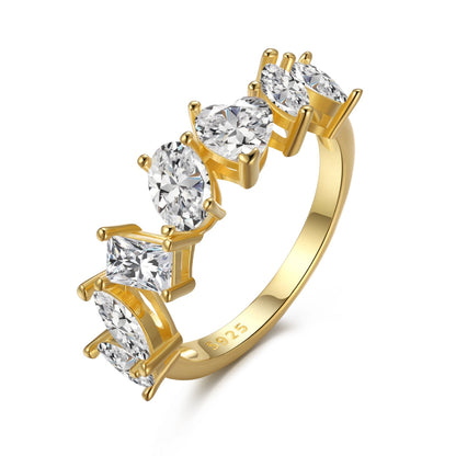 [Kincade Jewelrys]Delicate Multi Cut Ring