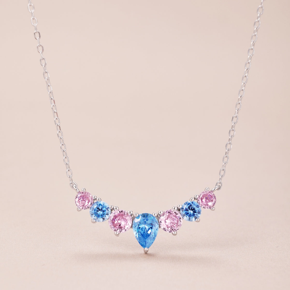 [Kincade Jewelrys]Dainty Colorful Heart Necklace