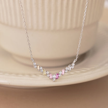 [Kincade Jewelrys]Dazzling Rainbow Necklace