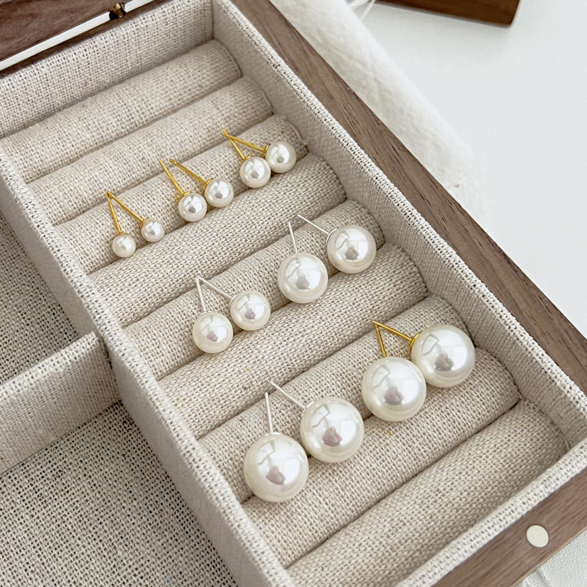 [Kincade Jewelrys]Delicate Pearl Earrings