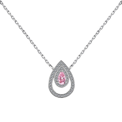 [Kincade Jewelrys]Sparkling Pear Cut Necklace