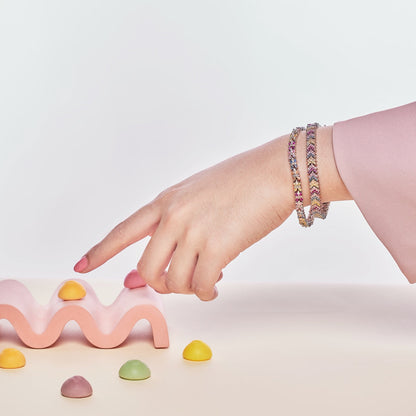 [Kincade Jewelrys]Ornate Sparkling Round Cut Party Bracelet