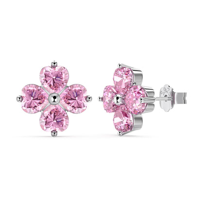 [Kincade Jewelrys]Four-Leaf Clover Ball Earrings