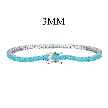 [Kincade Jewelrys]Dainty Charming Round Cut Tennis Bracelet