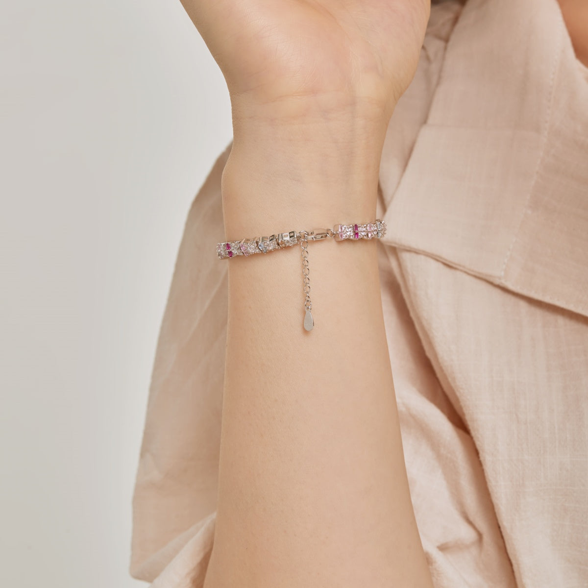 [Kincade Jewelrys]Unique Colorful Flower Shape Daily Bracelet