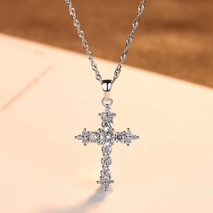 [Kincade Jewelrys]Delicate Cross Shape Necklace